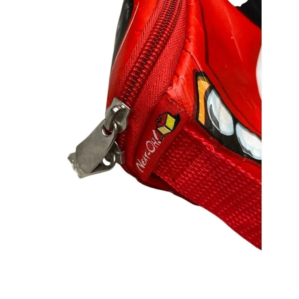 ZipBin Race Car Play Mat Storage Bag Kids Toy Organizer Red Carry Case Boys